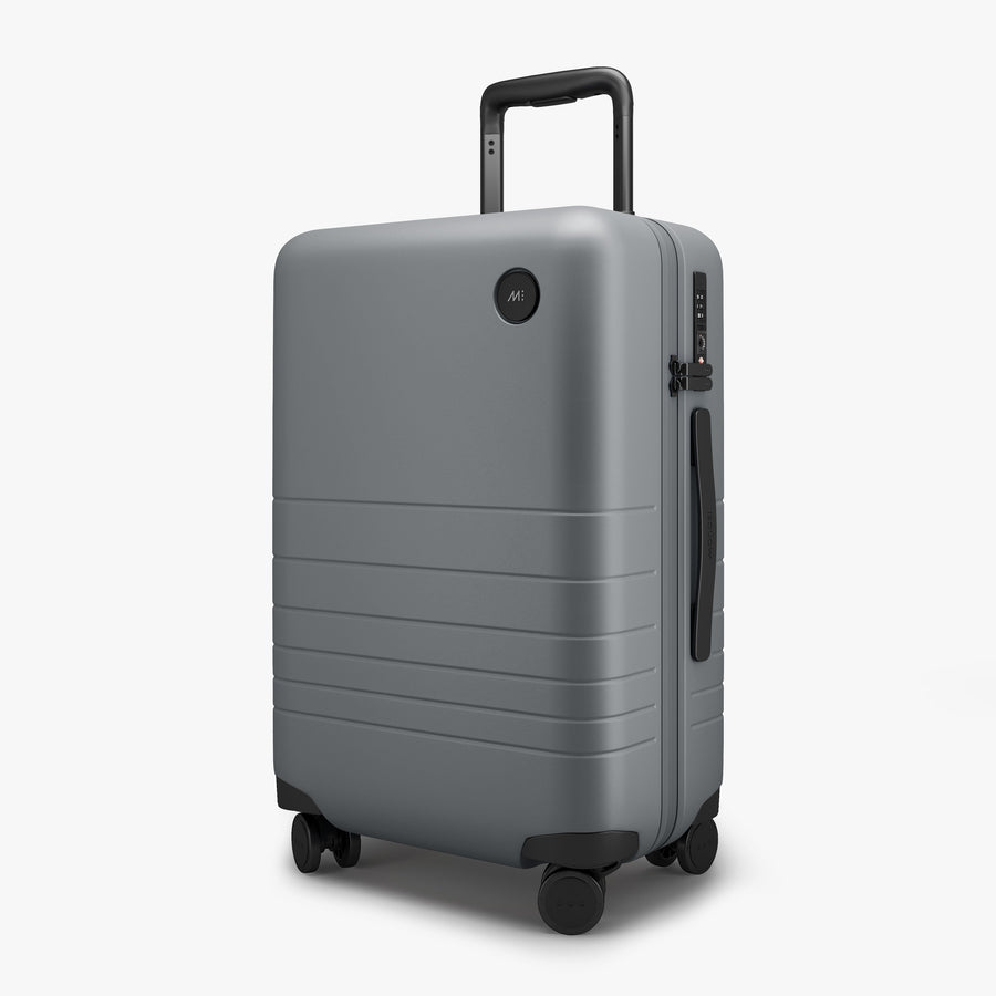 Storm Grey | Angled view of Carry-On in Storm Grey