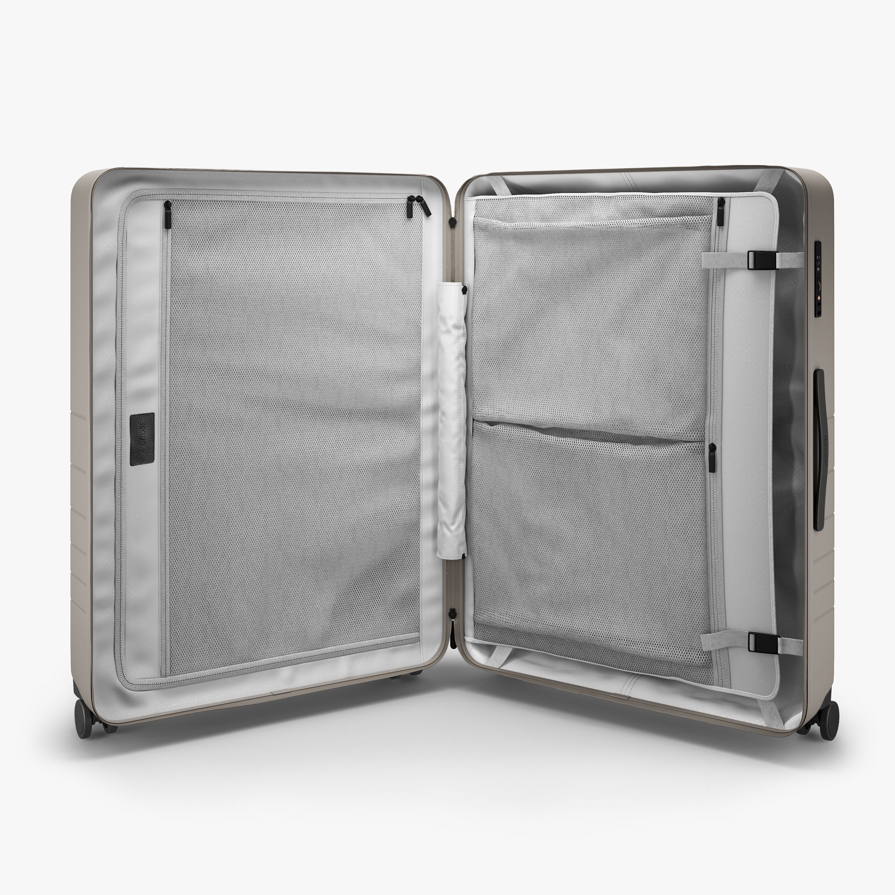 Best Check In Luggage Taupe Large 30 Monos Suitcases Travel Accessories