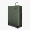Angled view of Check-In Large in Olive Green (thumbnail)