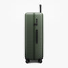 Side view of Check-In Large in Olive Green (thumbnail)