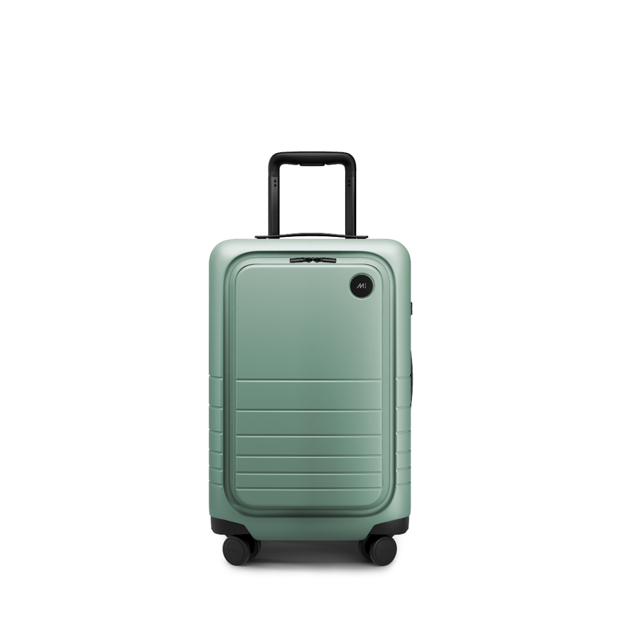 Sage Green Scaled | Front view of Carry-On Plus in Sage Green
