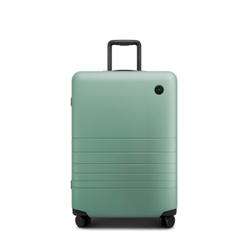 Front view of Check-In Medium in Sage Green