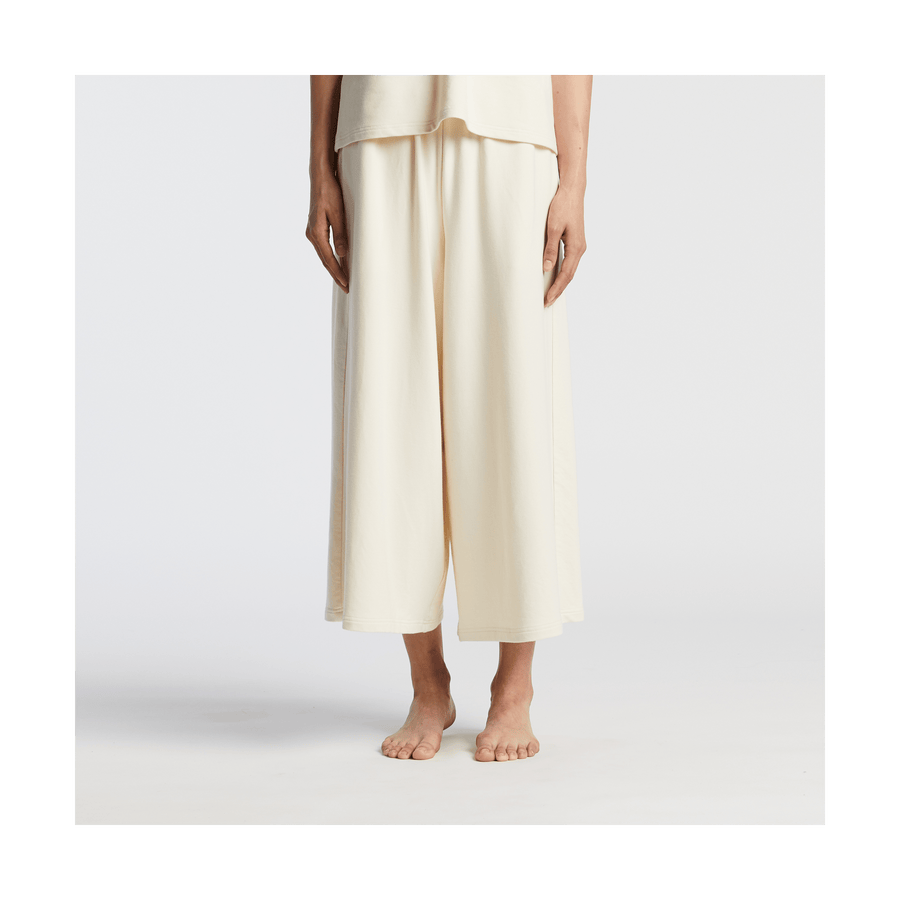 Cream Scaled | Front view of Sevilla Pants in Cream