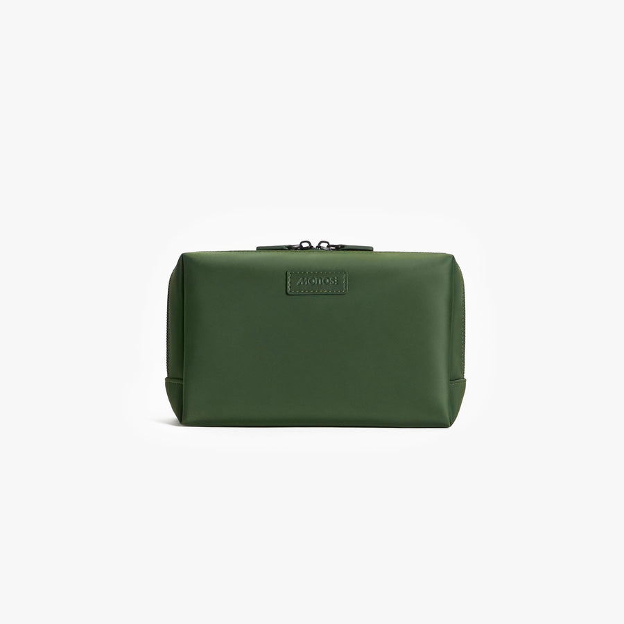 Large / Juniper Green | Front view of Metro Toiletry Case Large in Juniper Green