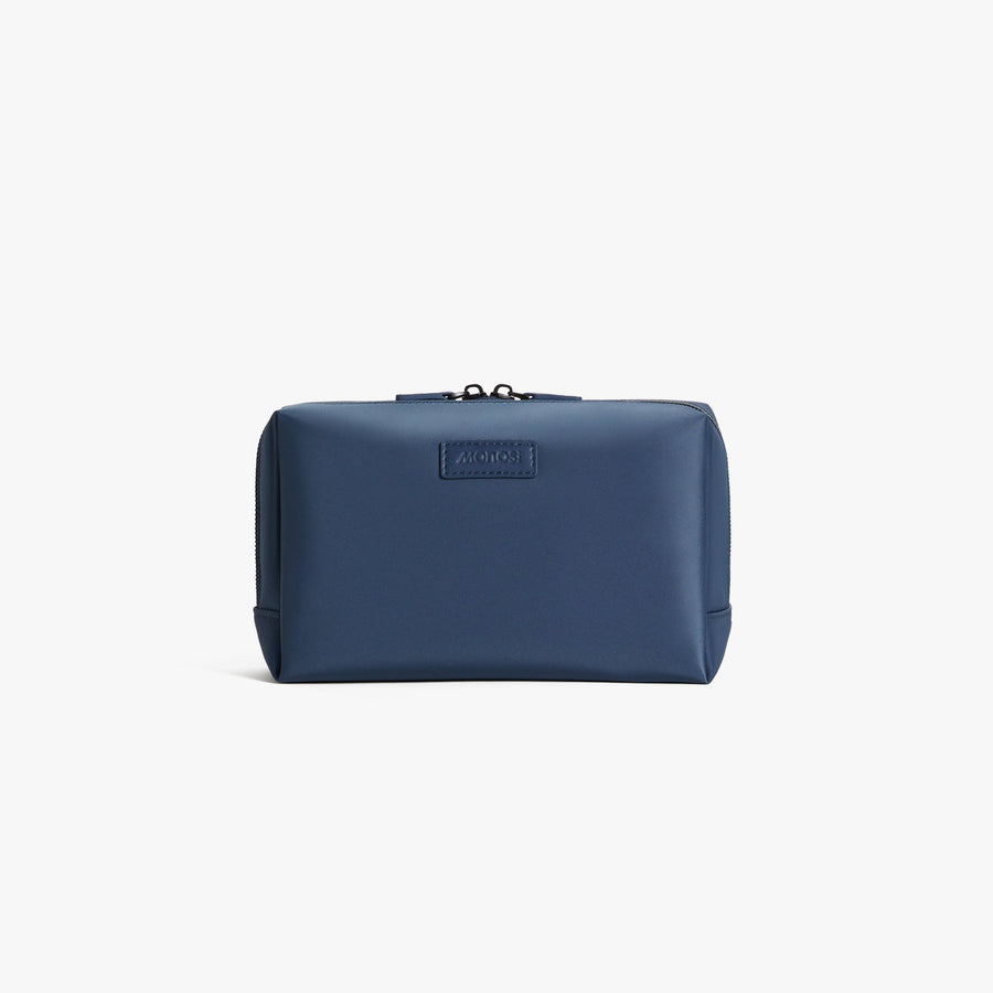 Large / Oxford Blue Cart | Front view of Metro Toiletry Case Large in Oxford Blue