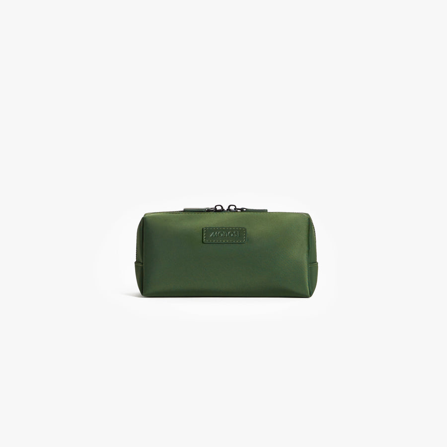 Small / Juniper Green | Front view of Metro Toiletry Case Small in Juniper Green